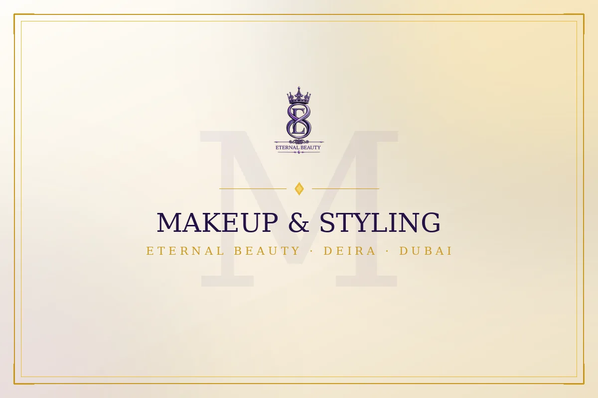 Makeup at Eternal Beauty ladies salon Deira